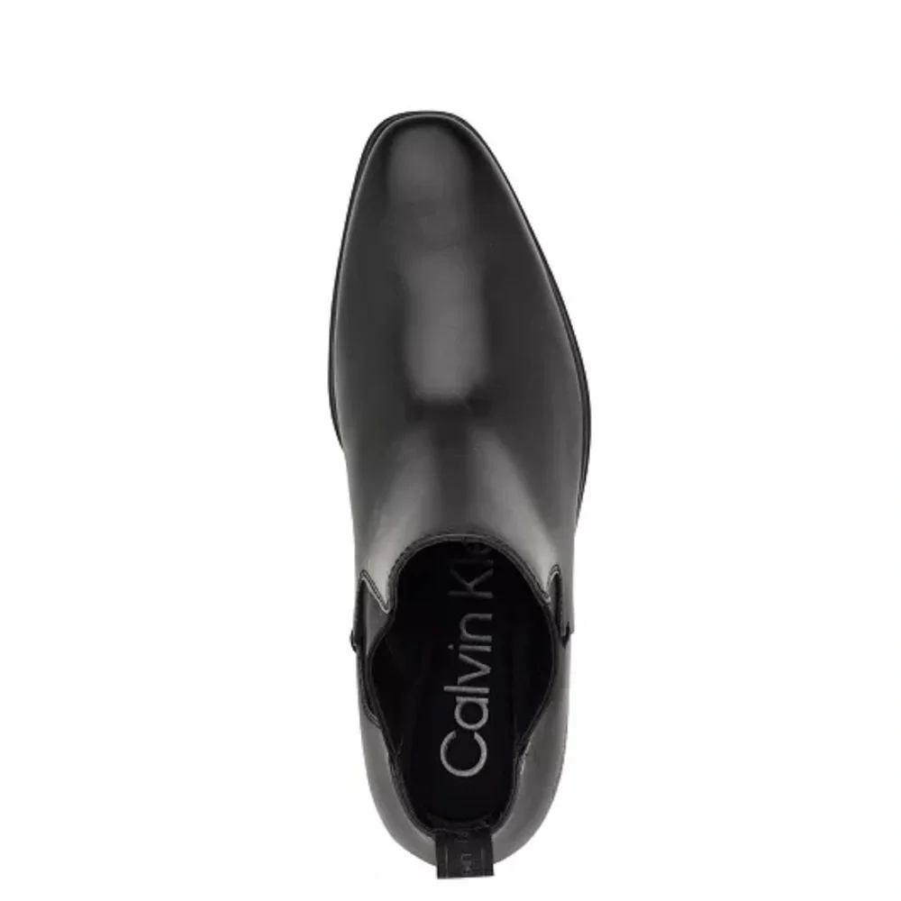 Calvin Klein Men's Donto Slip-On Pointy Toe Boots